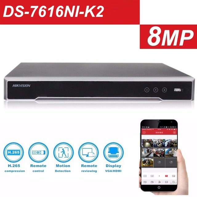 HIKVISION H.265 NVR 8CH 16CH DS-7608NI-K2 ִ 8..